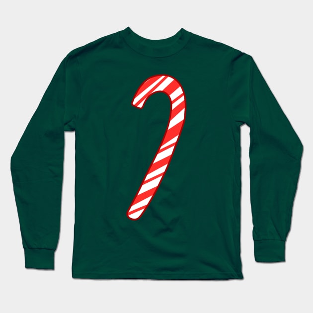 Candy Cane Long Sleeve T-Shirt by saradaboru